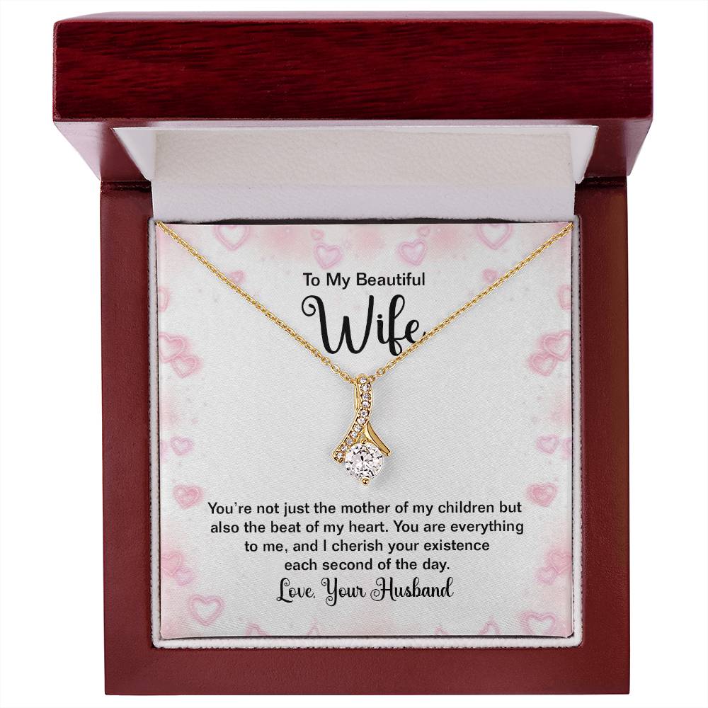 To Wife - You're not just - Alluring Beauty Necklace