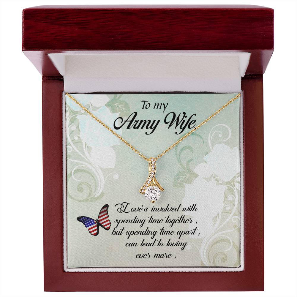 To Army Wife - Love's involved - Alluring Beauty Necklace