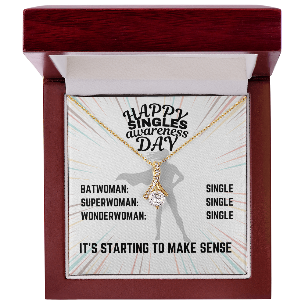 Happy Singles Awareness Day - Batwoman: Single - Alluring Beauty Necklace