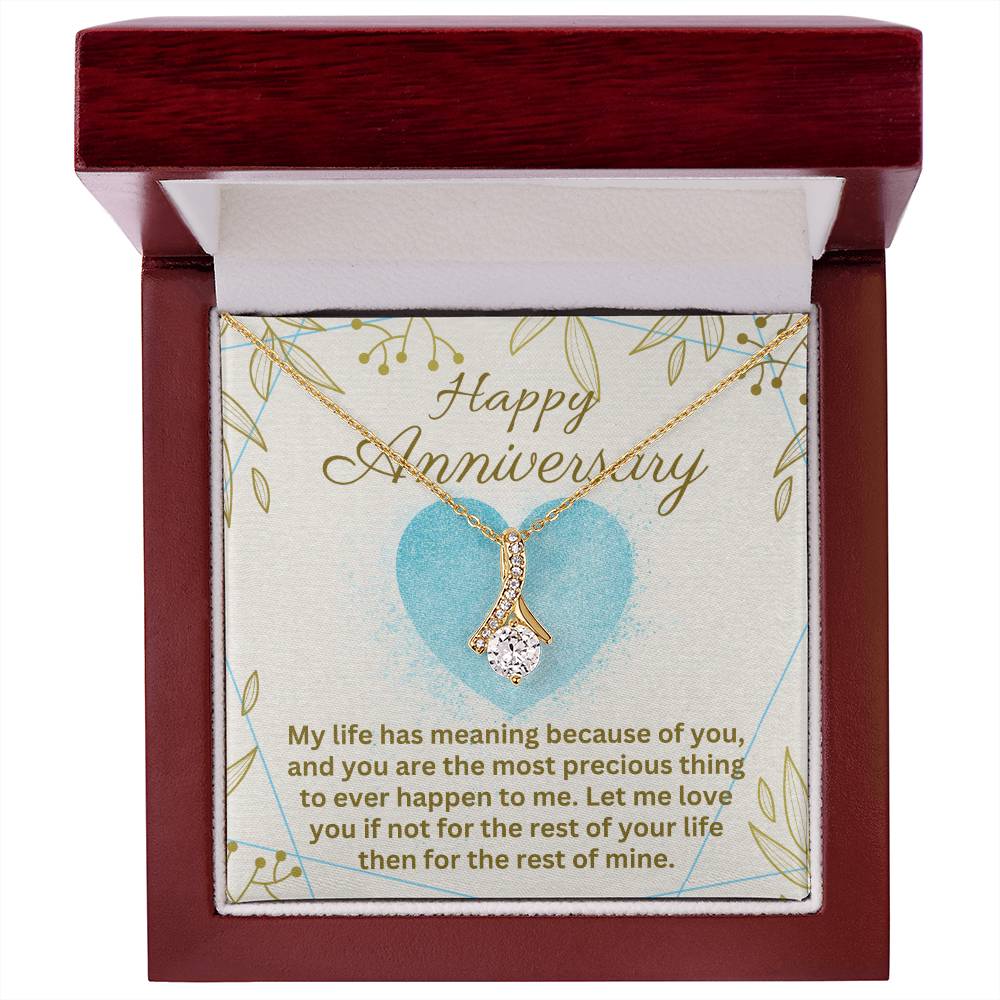 Anniversary - My life has meaning - Alluring Beauty Necklace