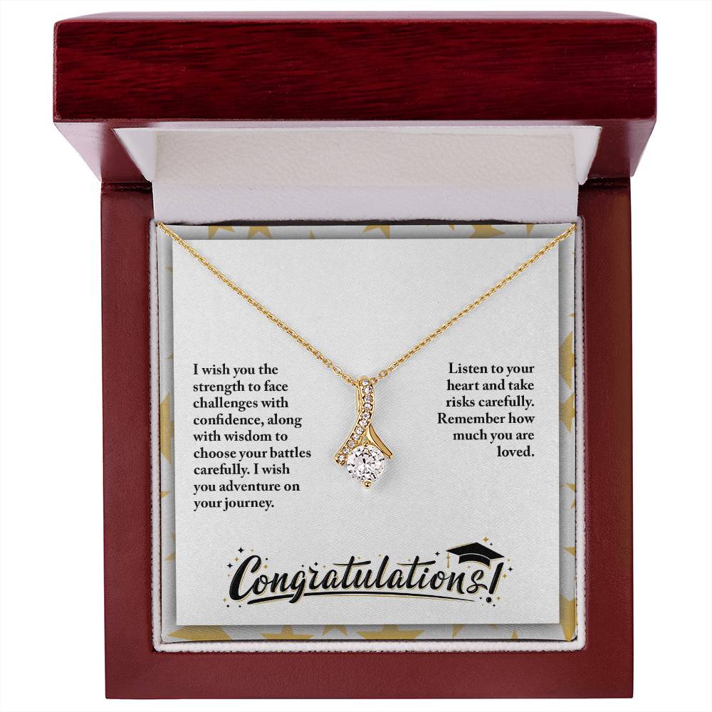 Graduation - I wish you the strength - Alluring Beauty Necklace