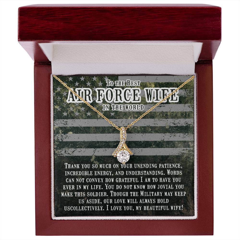 To Air Force Wife - Thank you so much - Alluring Beauty Necklace