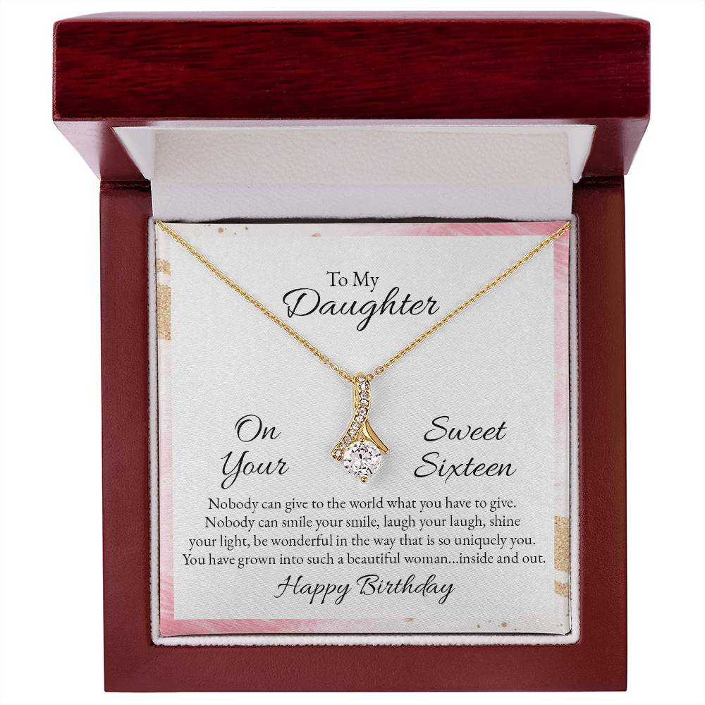 To Daughter - On your sweet sixteen - Alluring Beauty Necklace