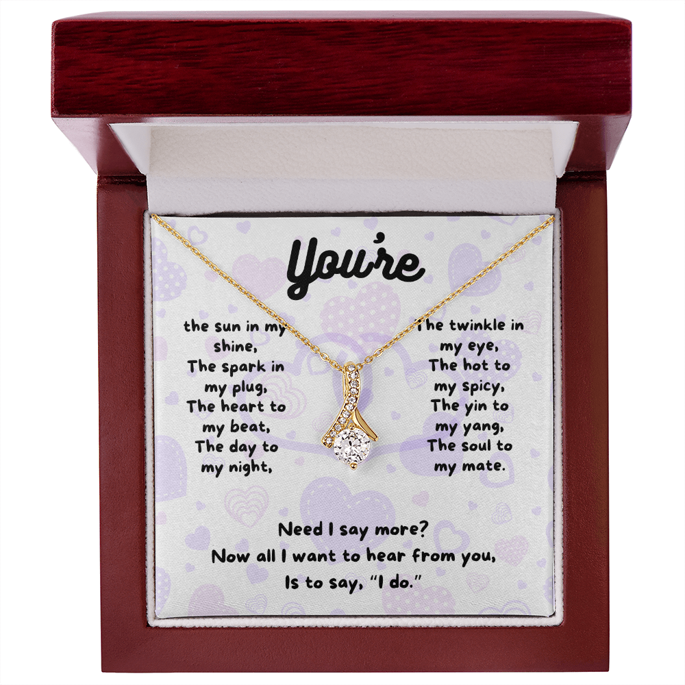 Love - You're the sun - Alluring Beauty Necklace