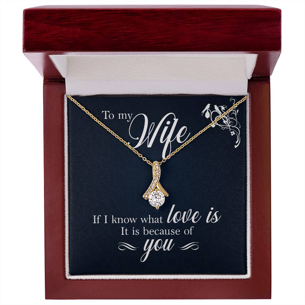 To Wife - If I know - Alluring Beauty Necklace