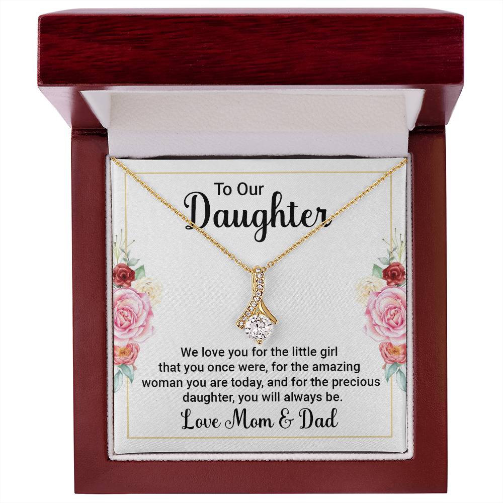 To Daughter - We love you - Alluring Beauty Necklace