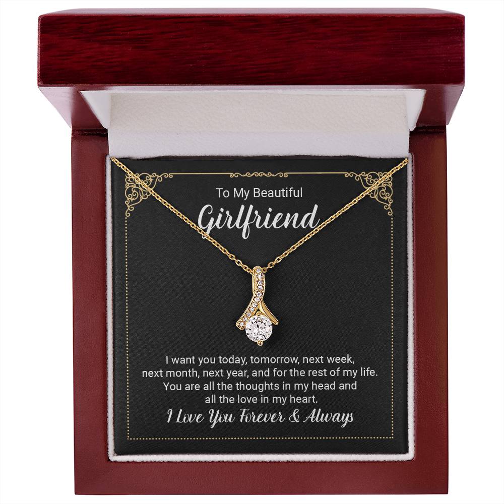 To Girlfriend - I want you today - Alluring Beauty Necklace