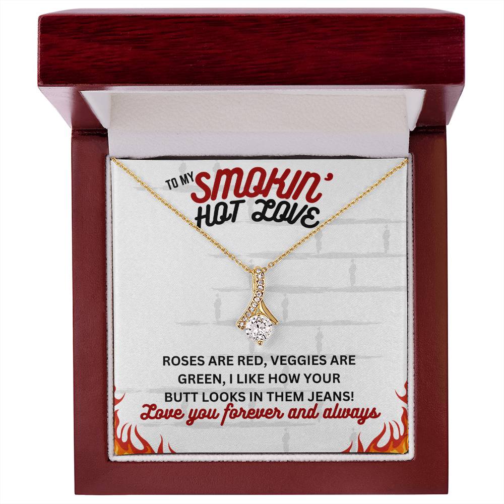 To Smokin' Hot Love - Roses are red - Alluring Beauty Necklace