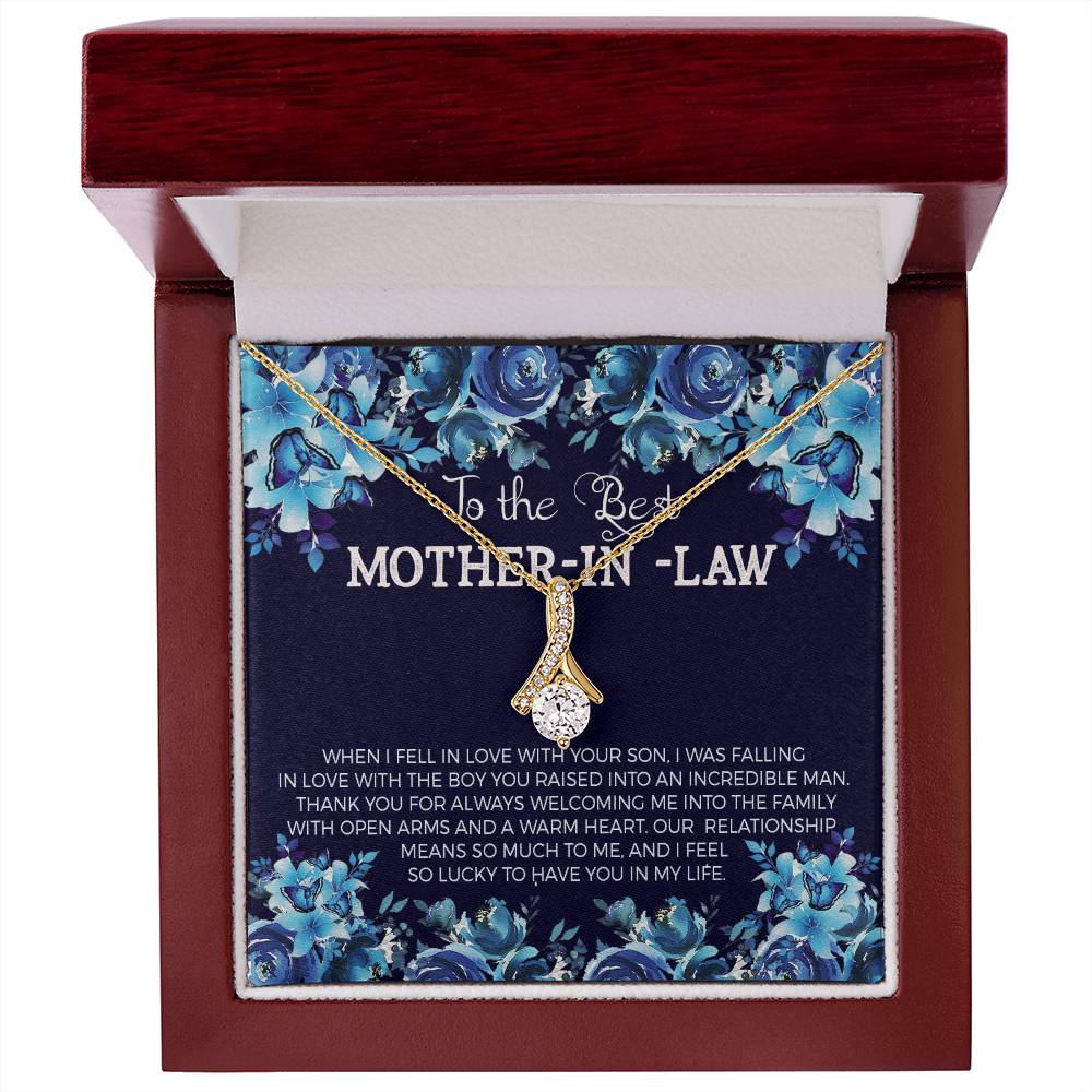 To Mother In Law - When I fell in love - Alluring Beauty Necklace