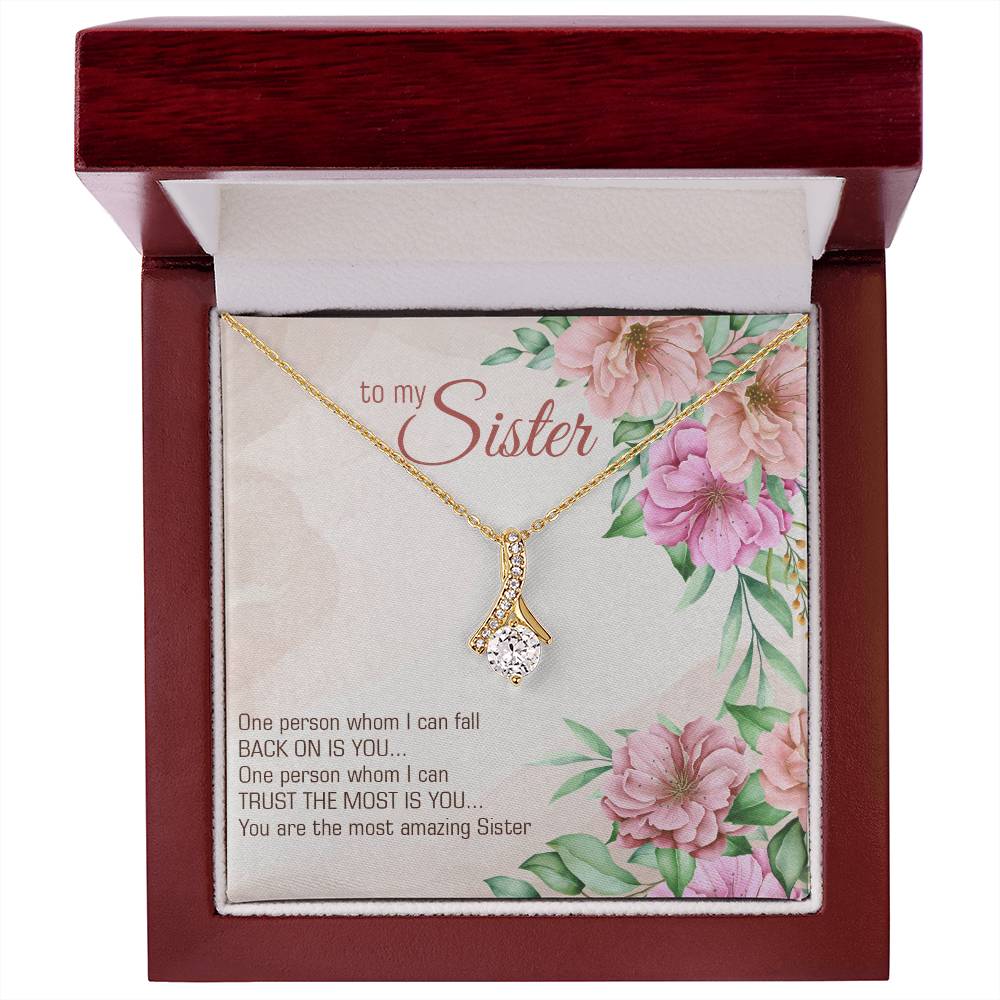 To Sister - One person - Alluring Beauty Necklace