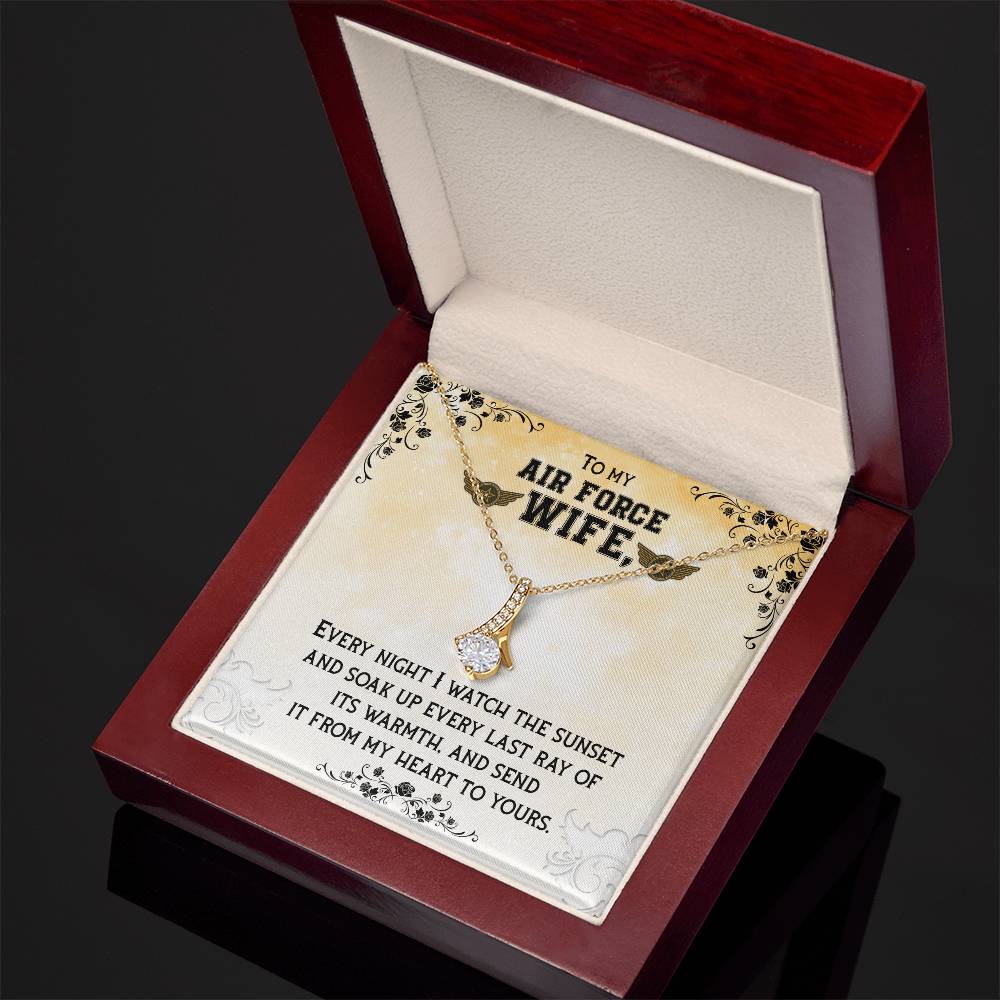 To Air Force Wife - Every night - Alluring Beauty Necklace