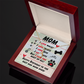Mom - I love walks - Alluring Beauty Necklace