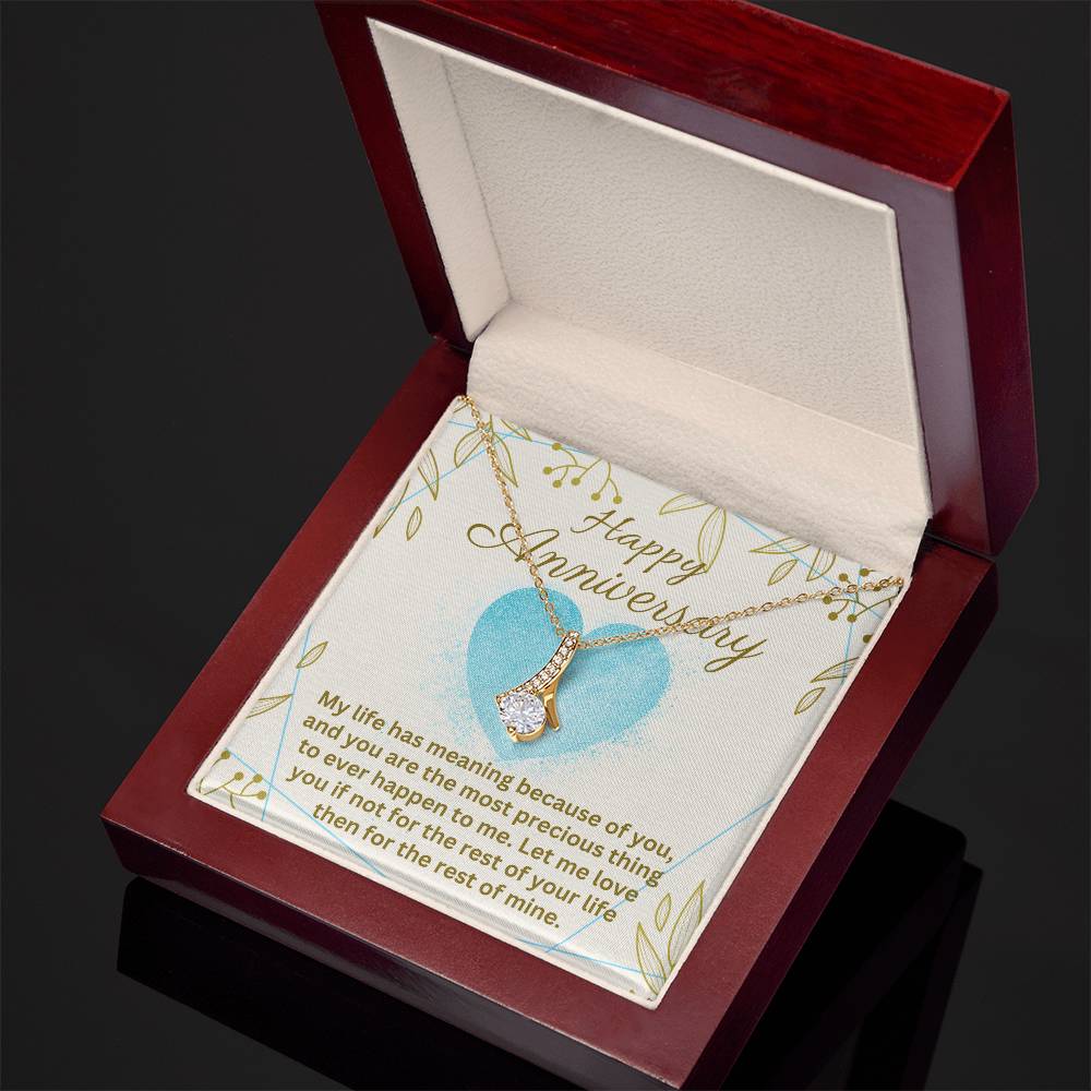 Anniversary - My life has meaning - Alluring Beauty Necklace