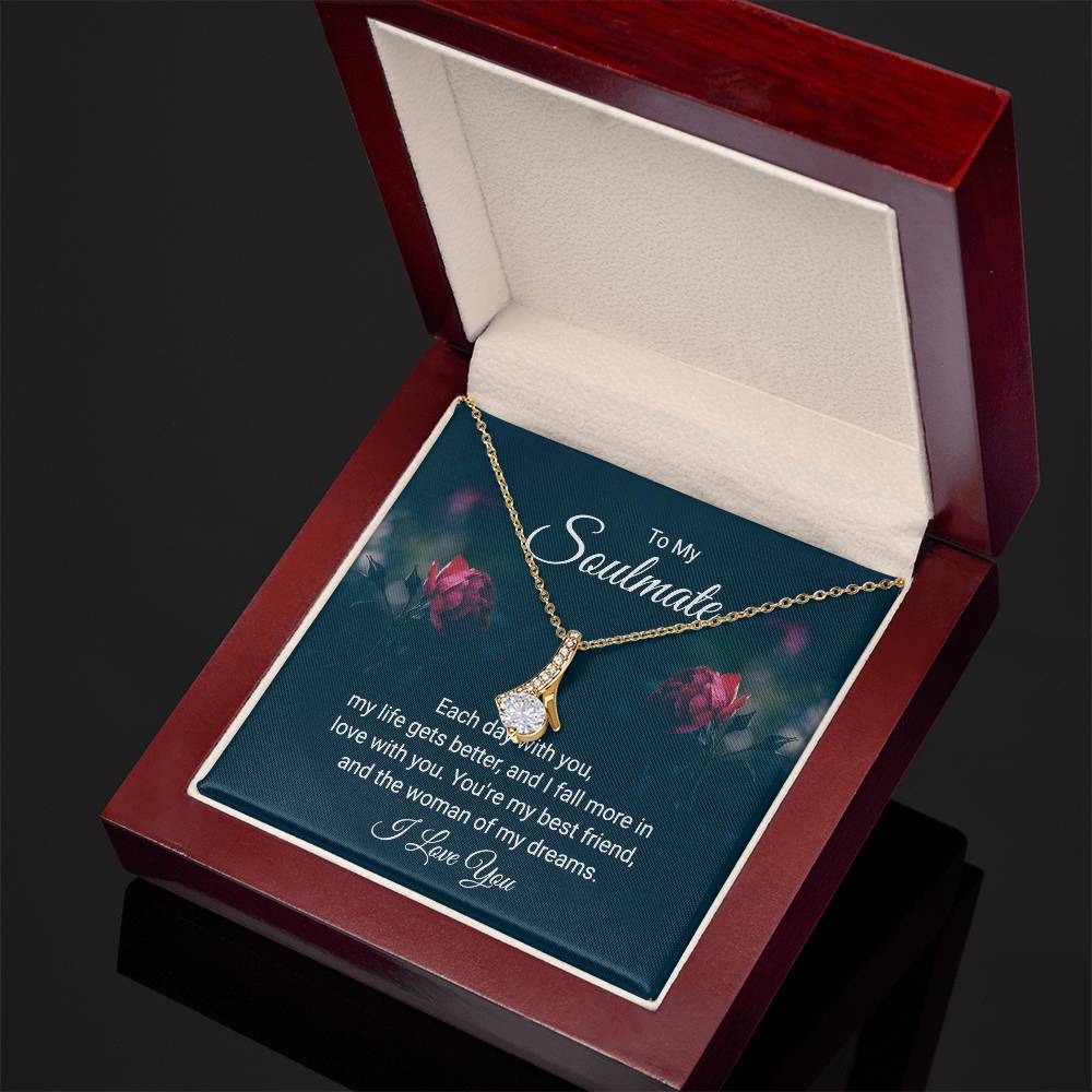 To Soulmate - Each day with you - Alluring Beauty Necklace