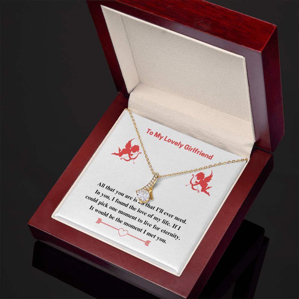 To Girlfriend - If I could - Alluring Beauty Necklace