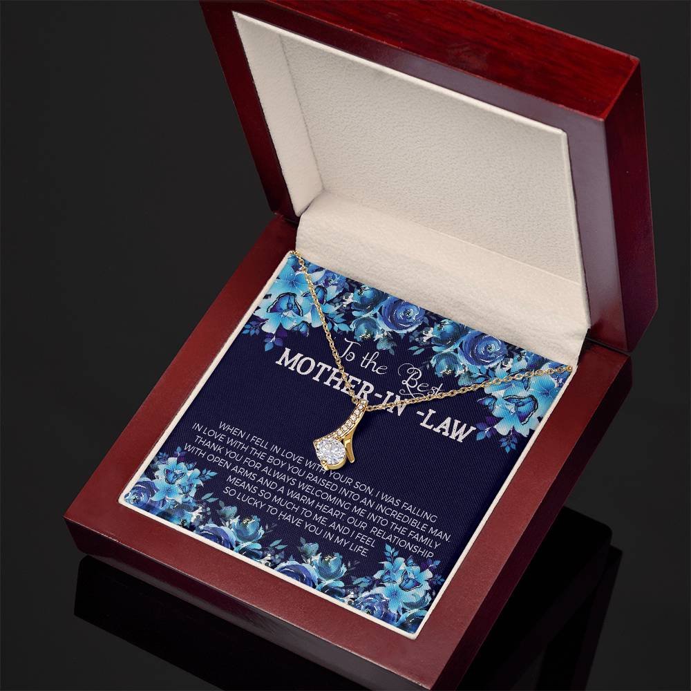 To Mother In Law - When I fell in love - Alluring Beauty Necklace