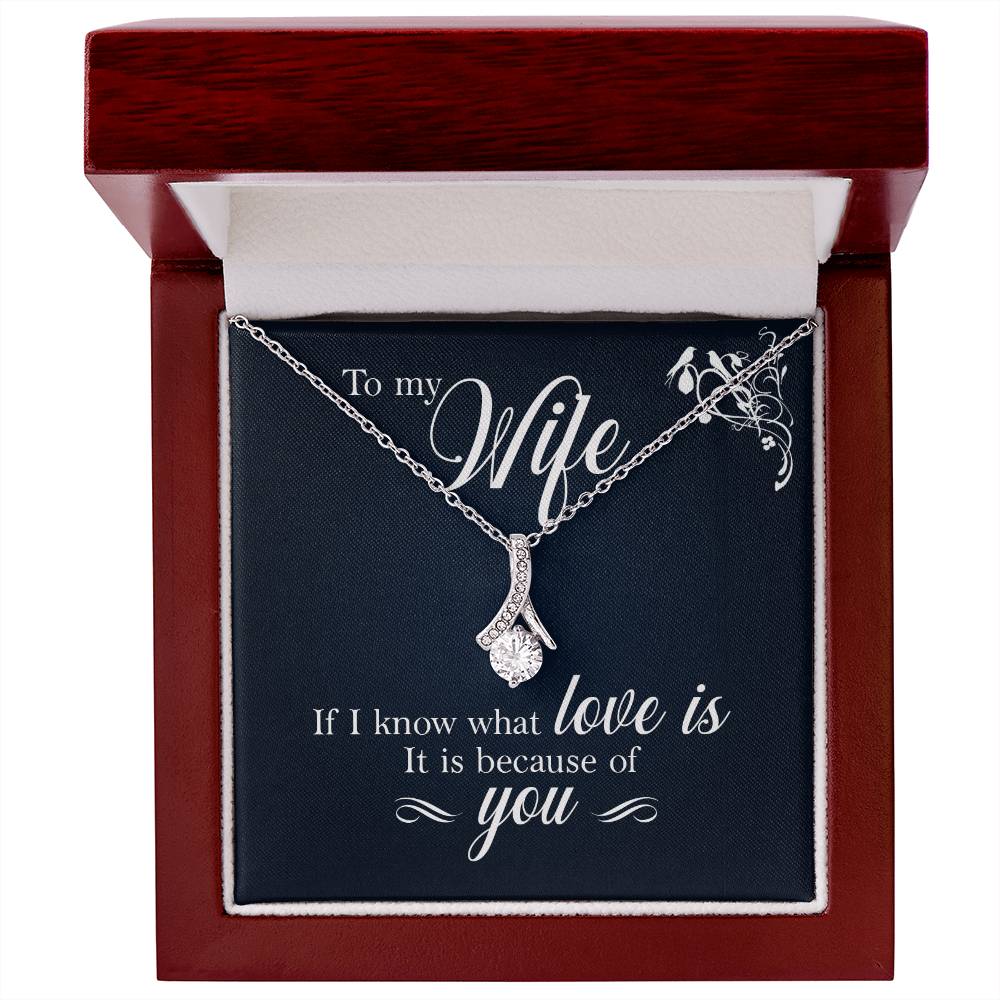 To Wife - If I know - Alluring Beauty Necklace