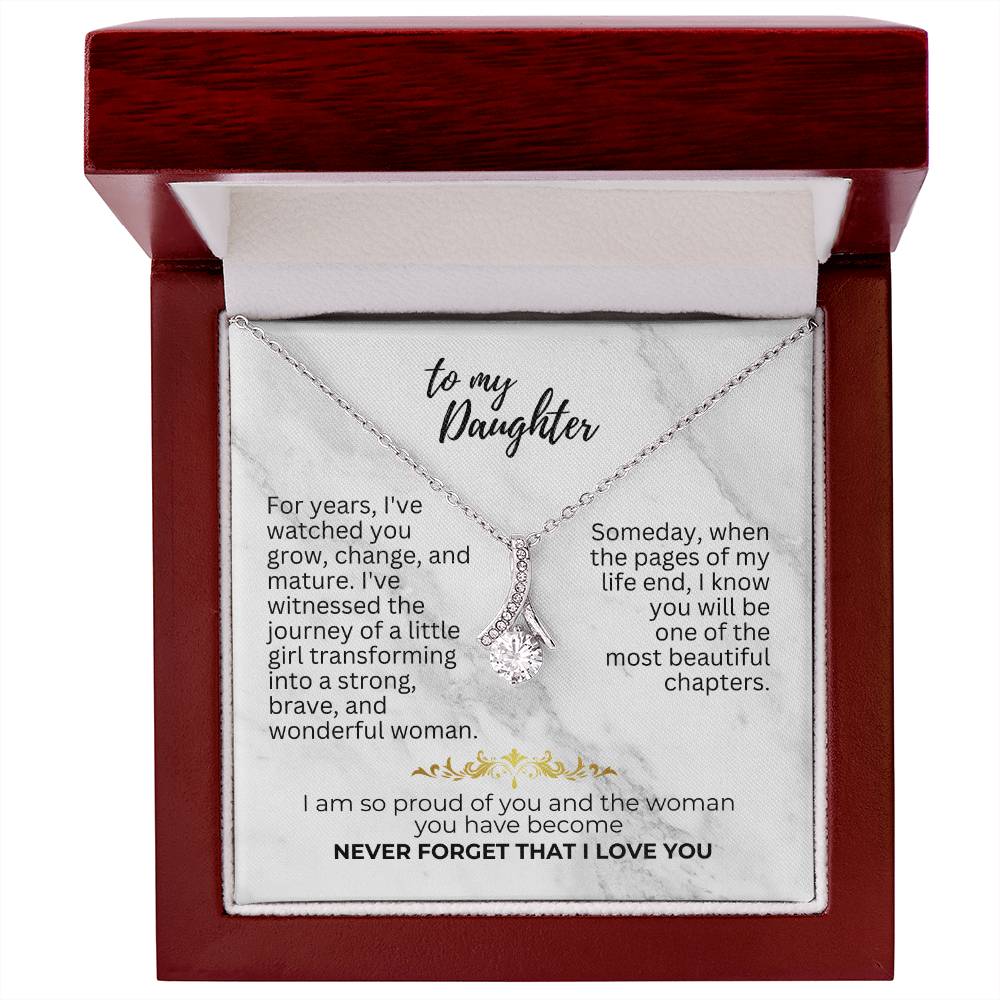 To Daughter - For years - Alluring Beauty Necklace