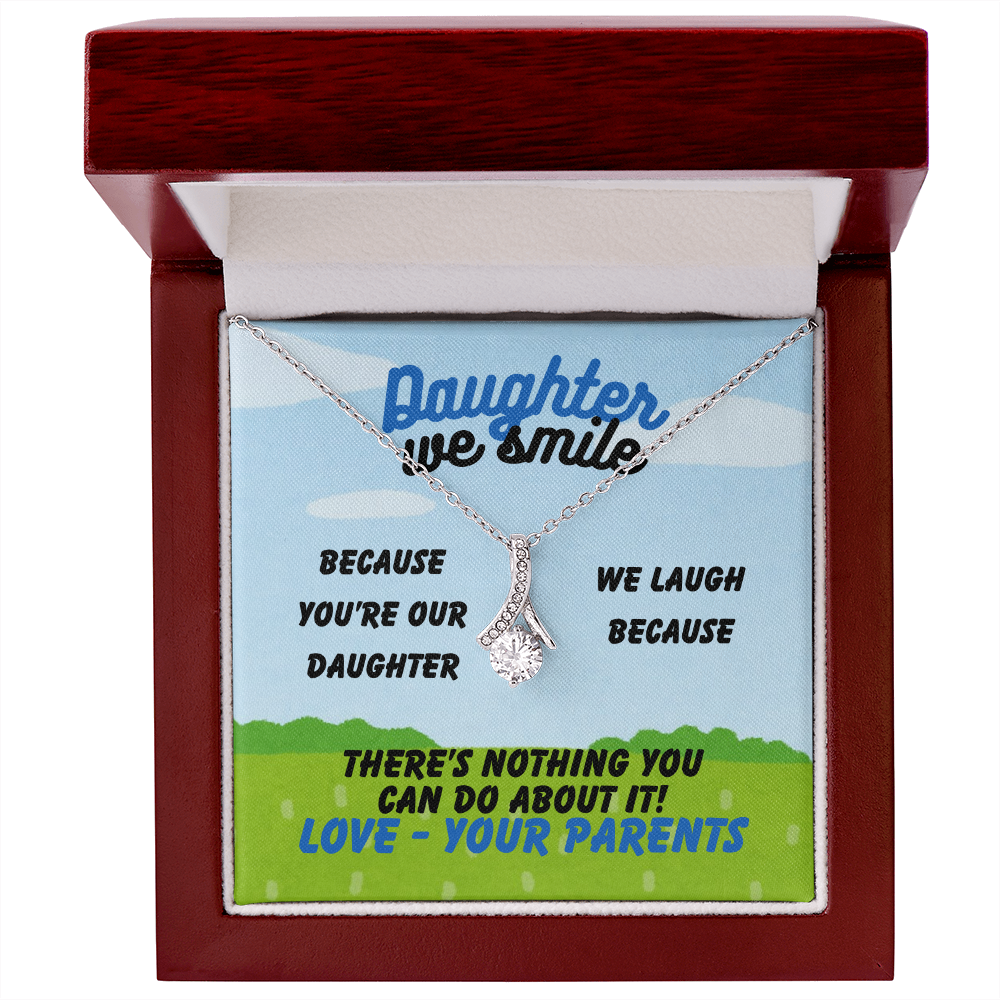 Daughter - Daughter we smile - Alluring Beauty Necklace