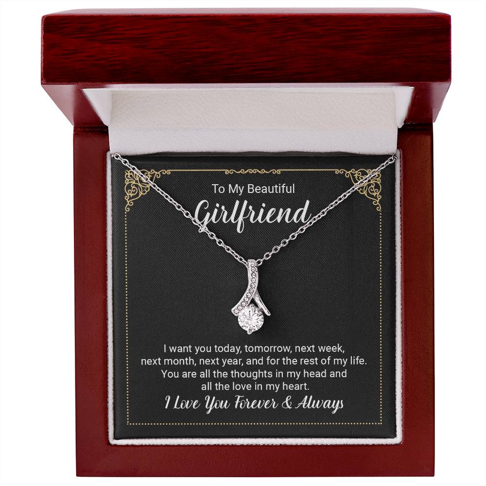 To Girlfriend - I want you today - Alluring Beauty Necklace