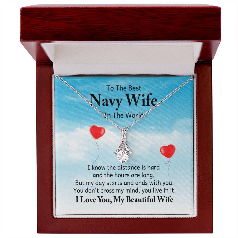 To Navy Wife - I know - Alluring Beauty Necklace