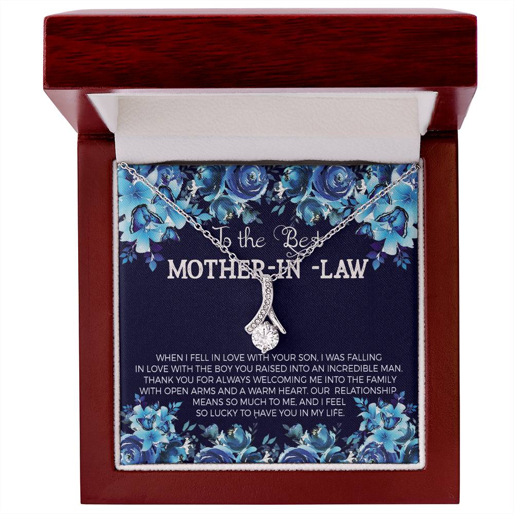 To Mother In Law - When I fell in love - Alluring Beauty Necklace