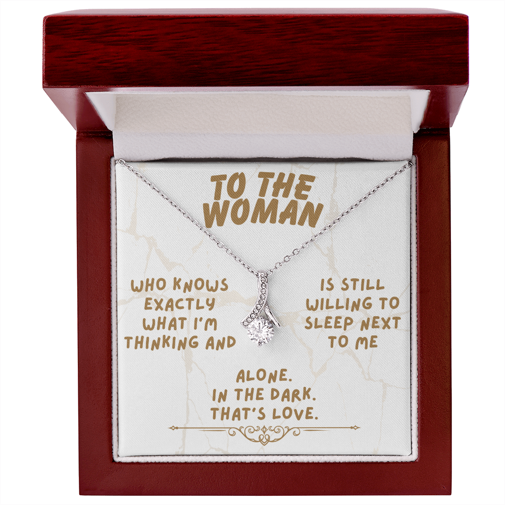 To the woman - Who knows exactly - Alluring Beauty Necklace