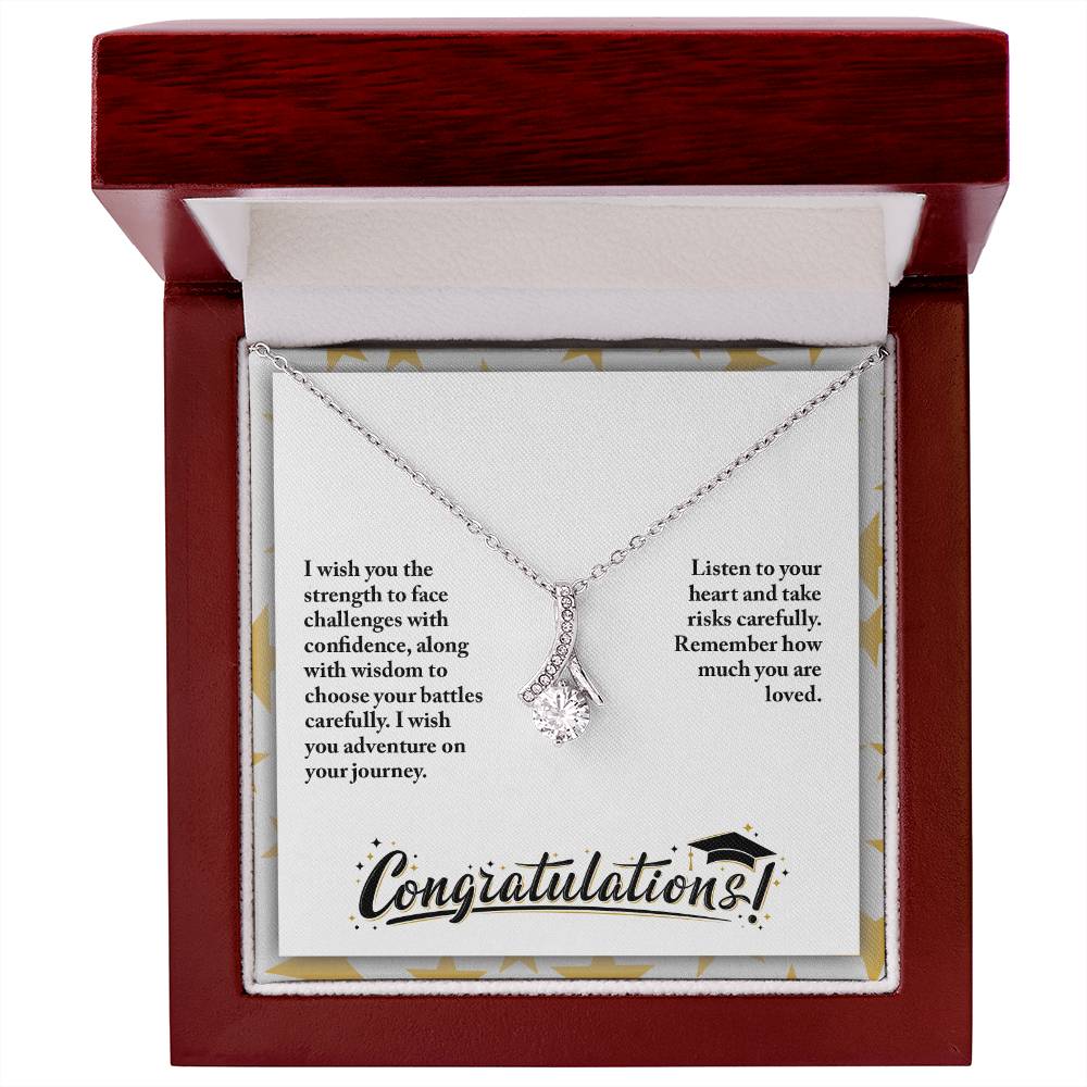 Graduation - I wish you the strength - Alluring Beauty Necklace