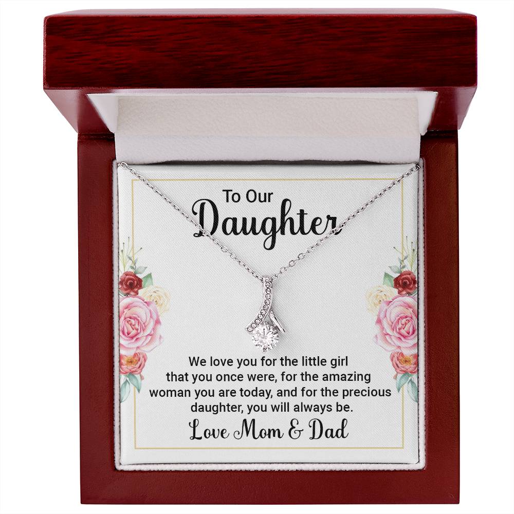 To Daughter - We love you - Alluring Beauty Necklace