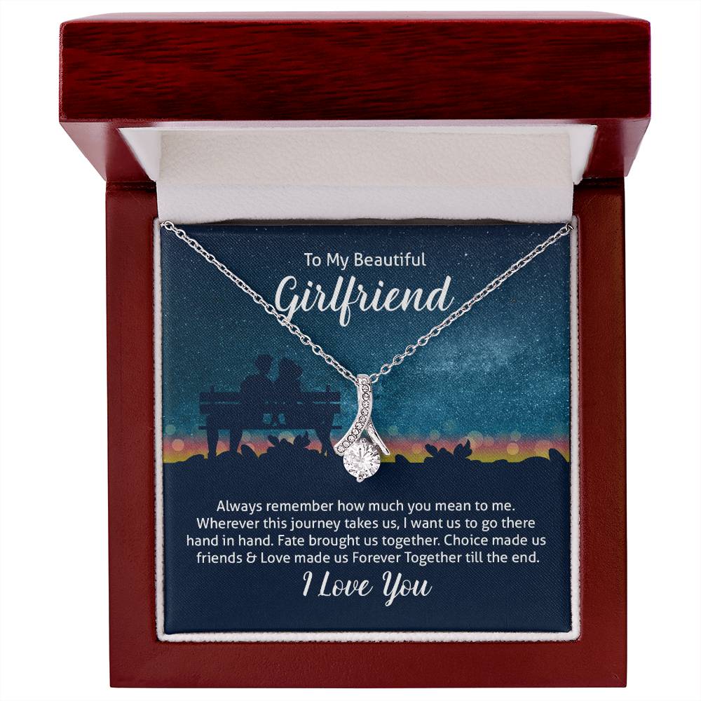 To Girlfriend - Always remember - Alluring Beauty Necklace