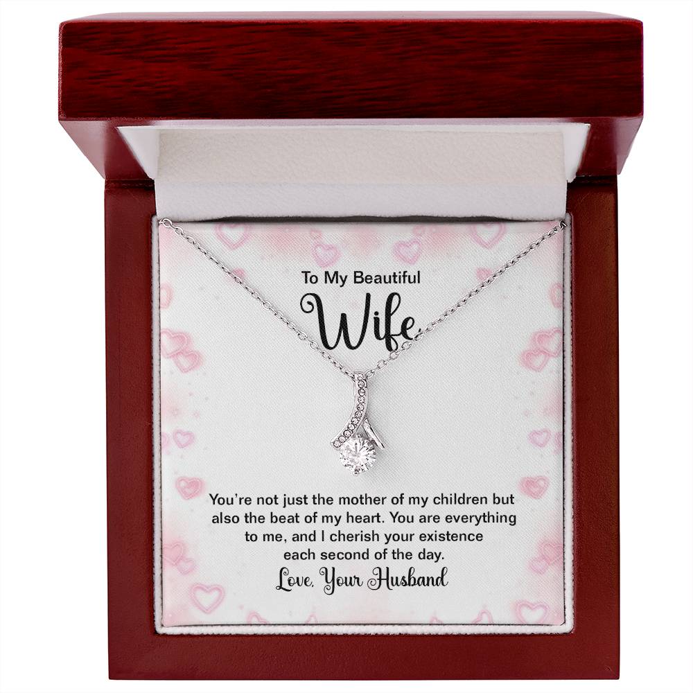 To Wife - You're not just - Alluring Beauty Necklace