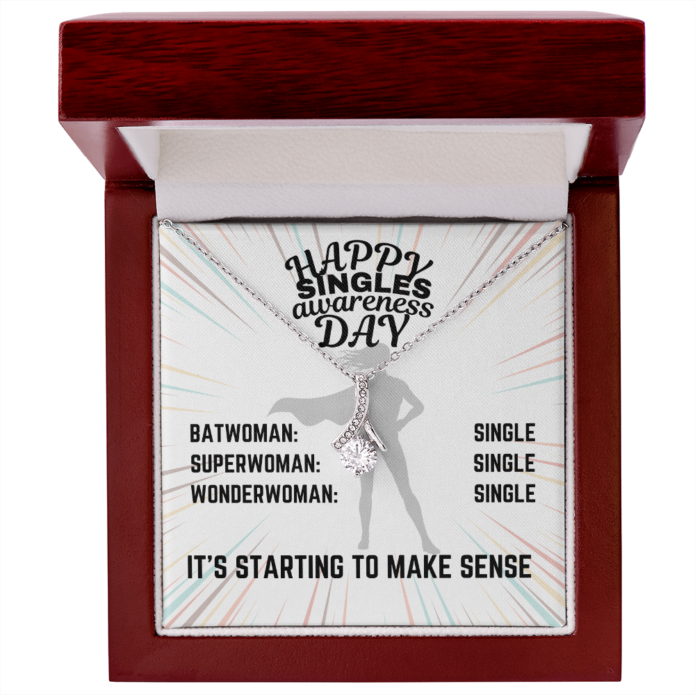 Happy Singles Awareness Day - Batwoman: Single - Alluring Beauty Necklace