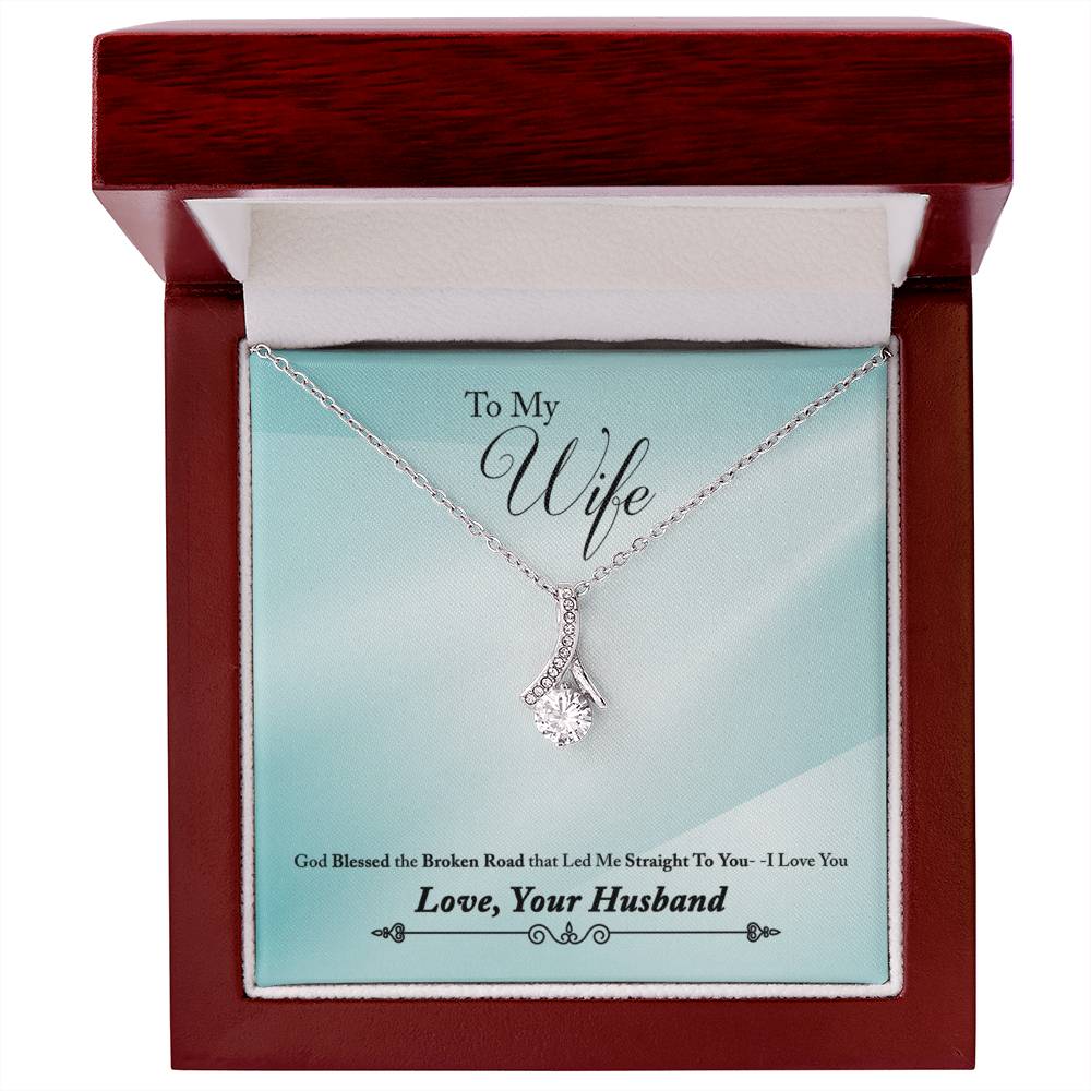 To Wife - God blessed - Alluring Beauty Necklace