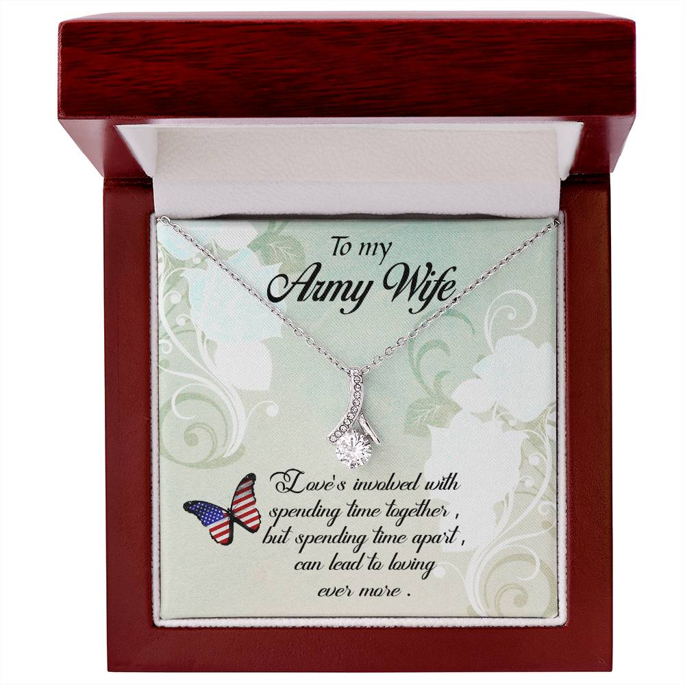 To Army Wife - Love's involved - Alluring Beauty Necklace