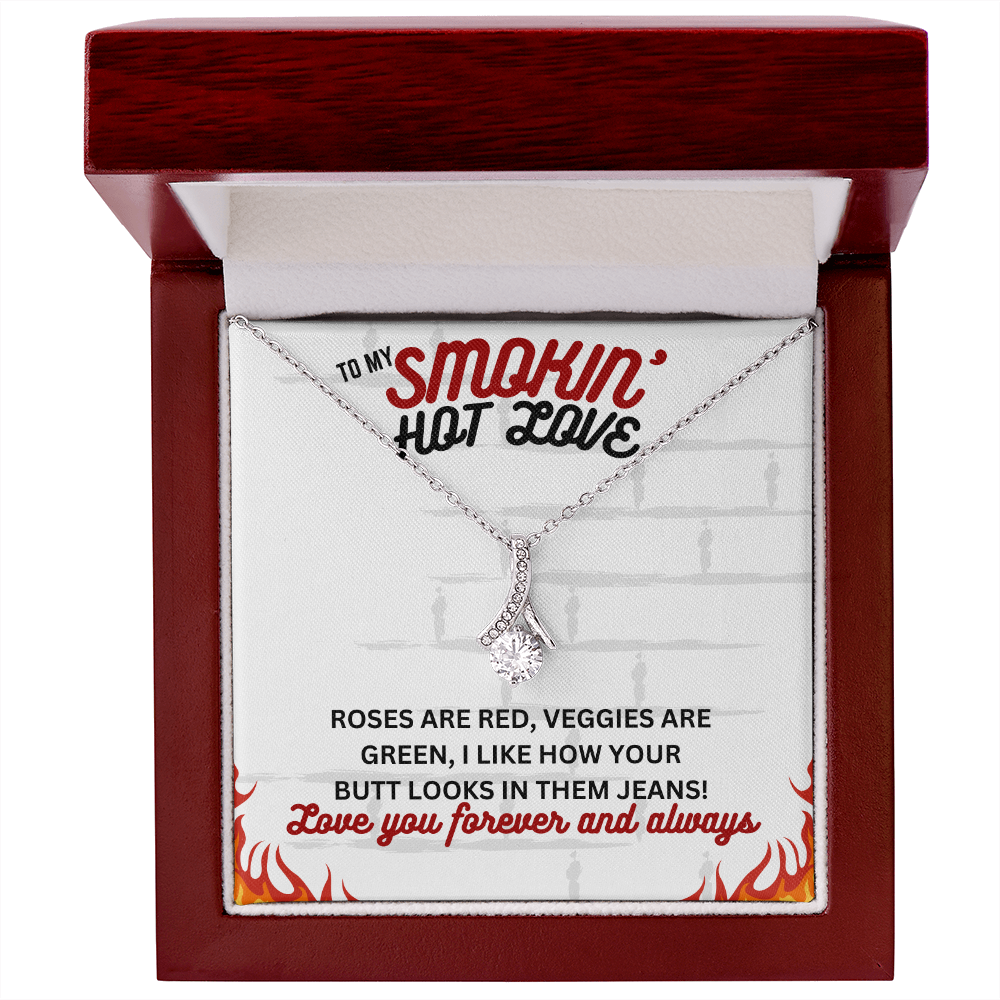 To Smokin' Hot Love - Roses are red - Alluring Beauty Necklace