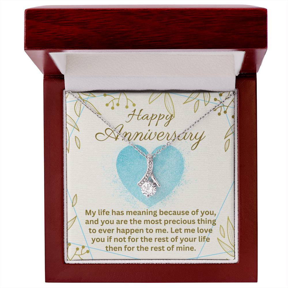 Anniversary - My life has meaning - Alluring Beauty Necklace