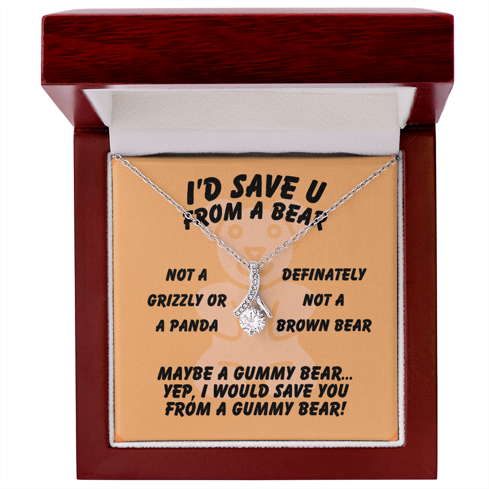 I'd save U - From a bear - Alluring Beauty Necklace