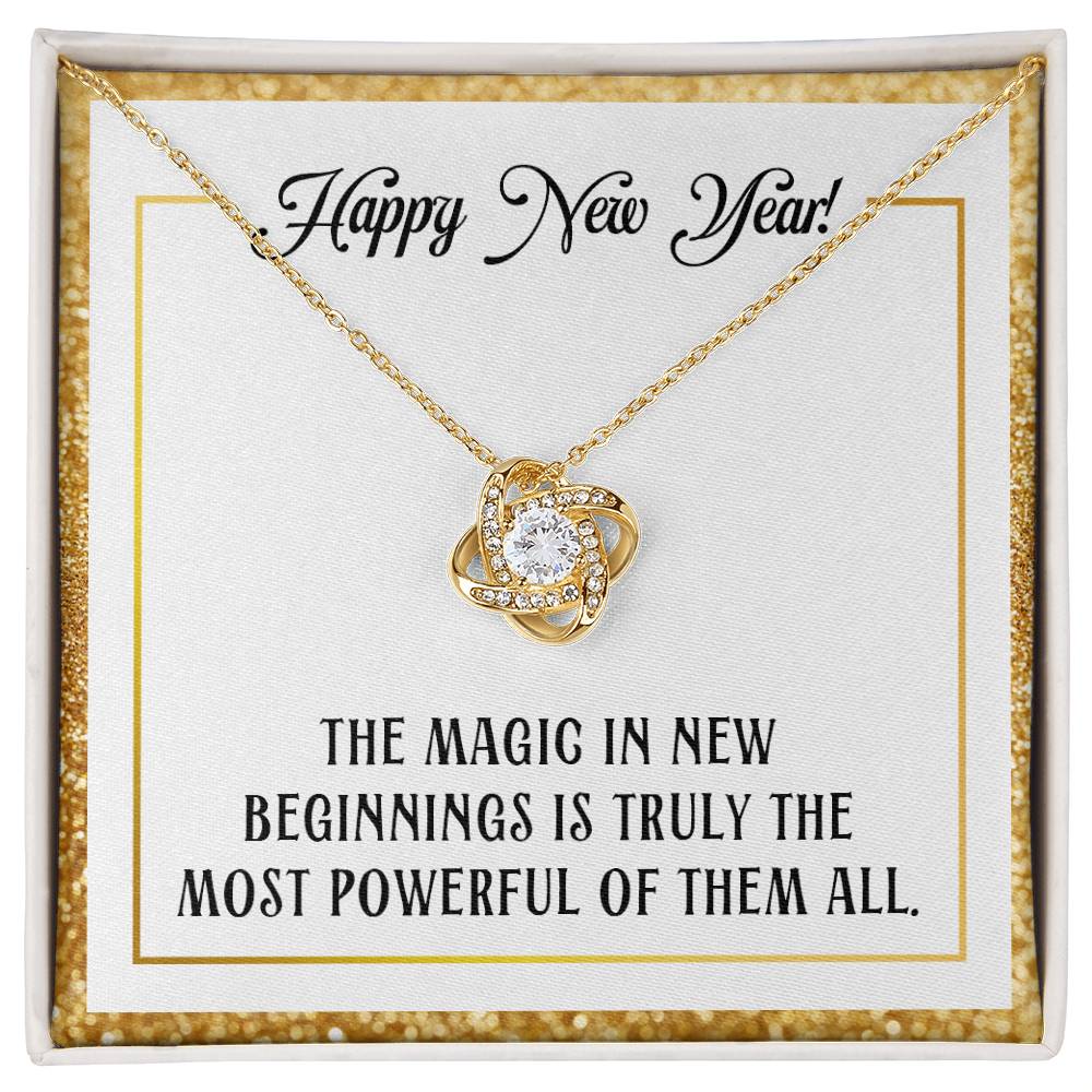 Happy New Year - The magic - Love Knot Necklace