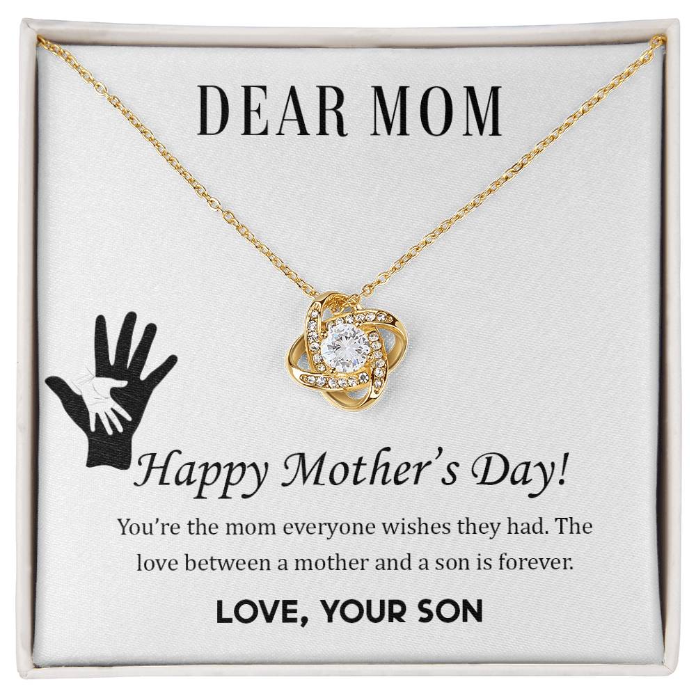 Mother's Day - You're the mom - Love Knot Necklace