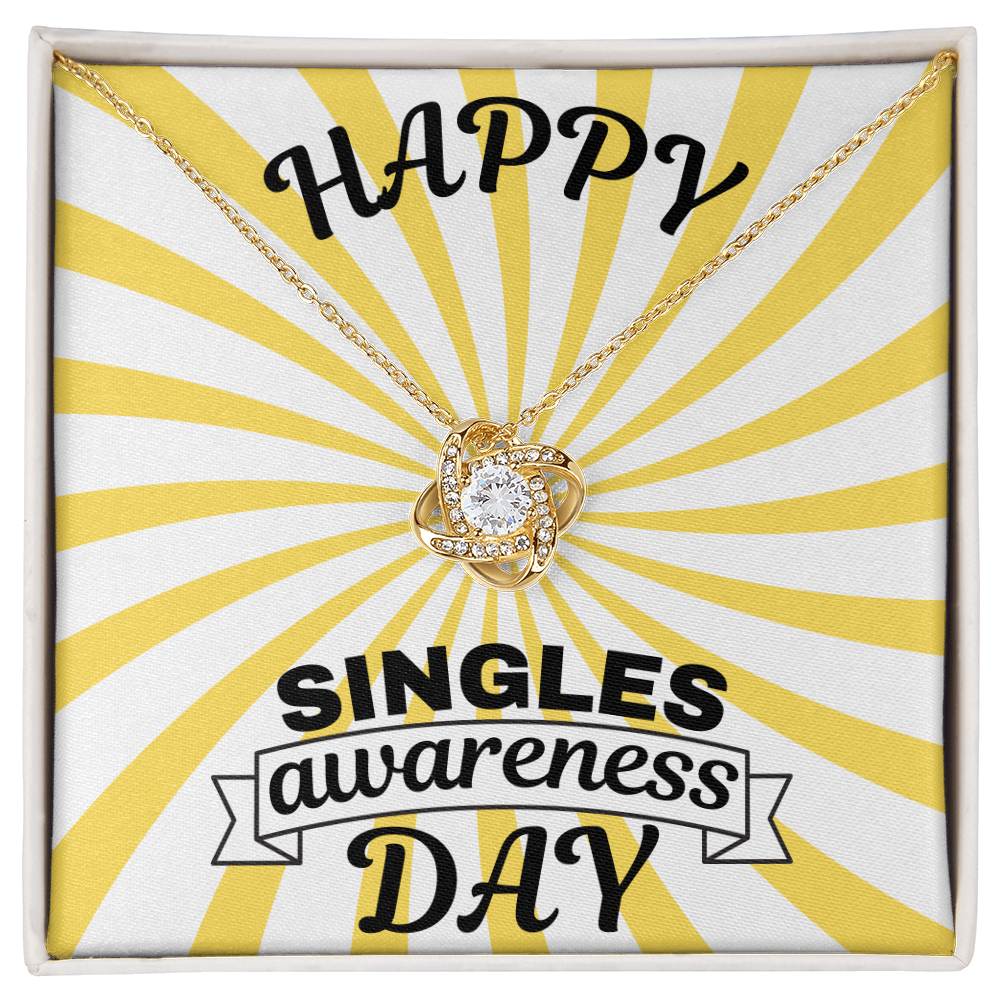 Single - Singles awareness day - Love Knot Necklace