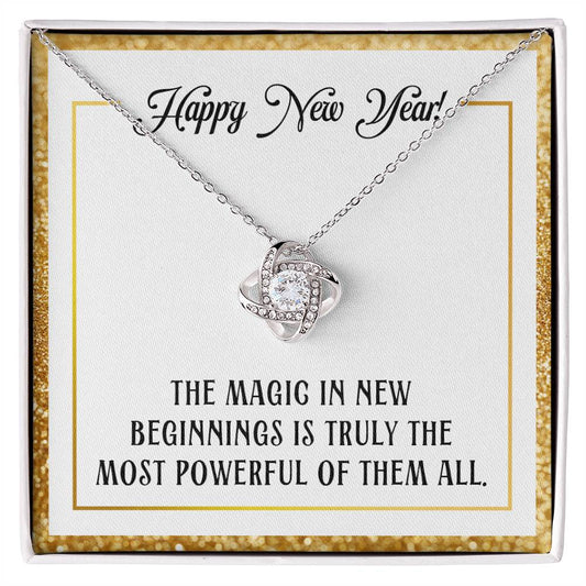 Happy New Year - The magic - Love Knot Necklace