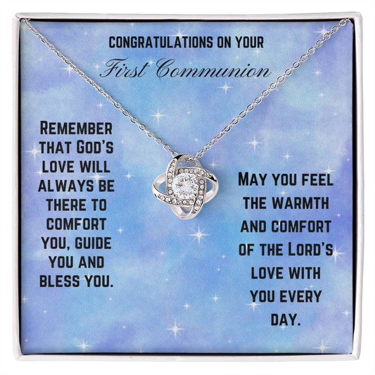 Communion - Remember - Love Knot Necklace