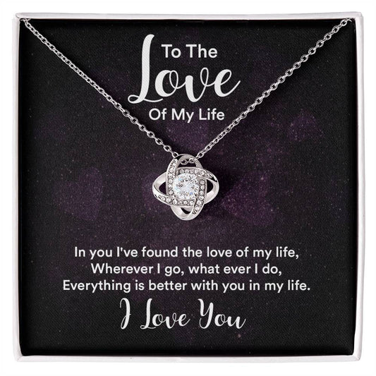 To love - In you - Love Knot Necklace