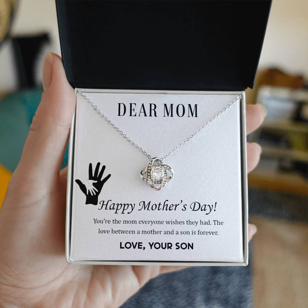 Mother's Day - You're the mom - Love Knot Necklace