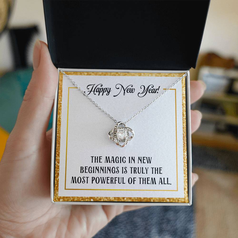 Happy New Year - The magic - Love Knot Necklace