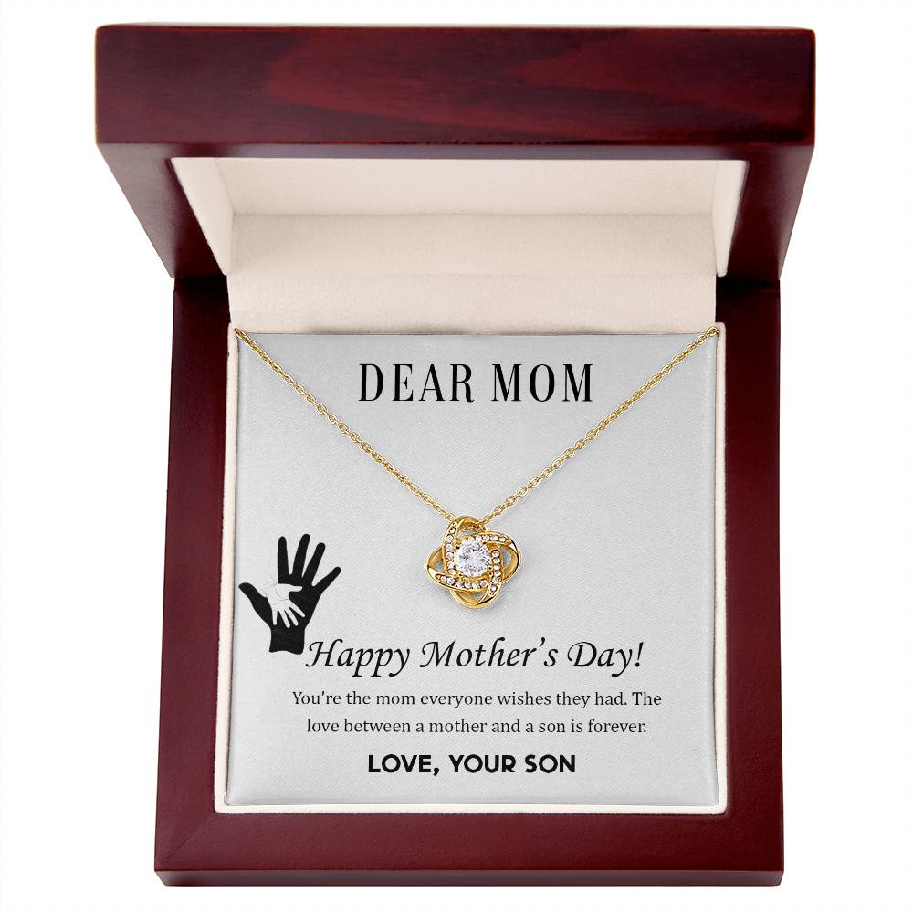 Mother's Day - You're the mom - Love Knot Necklace