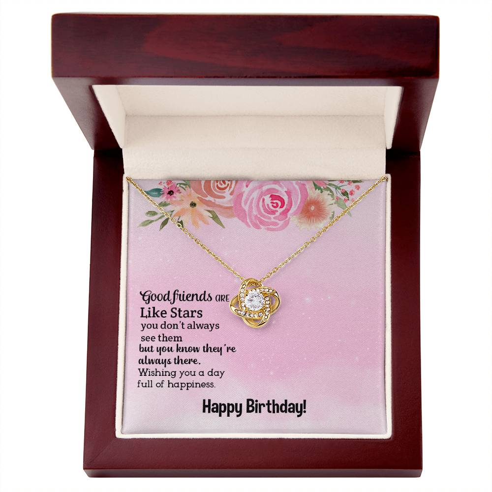 Birthday - Good friends - Love Knot Necklace