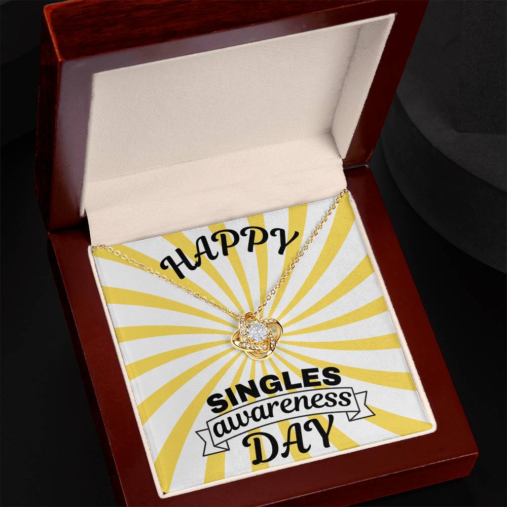 Single - Singles awareness day - Love Knot Necklace