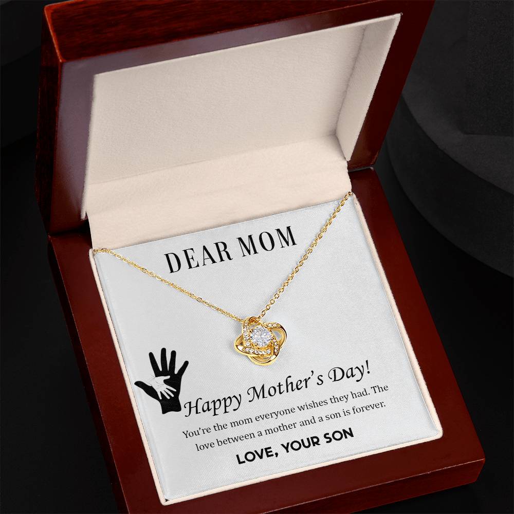 Mother's Day - You're the mom - Love Knot Necklace