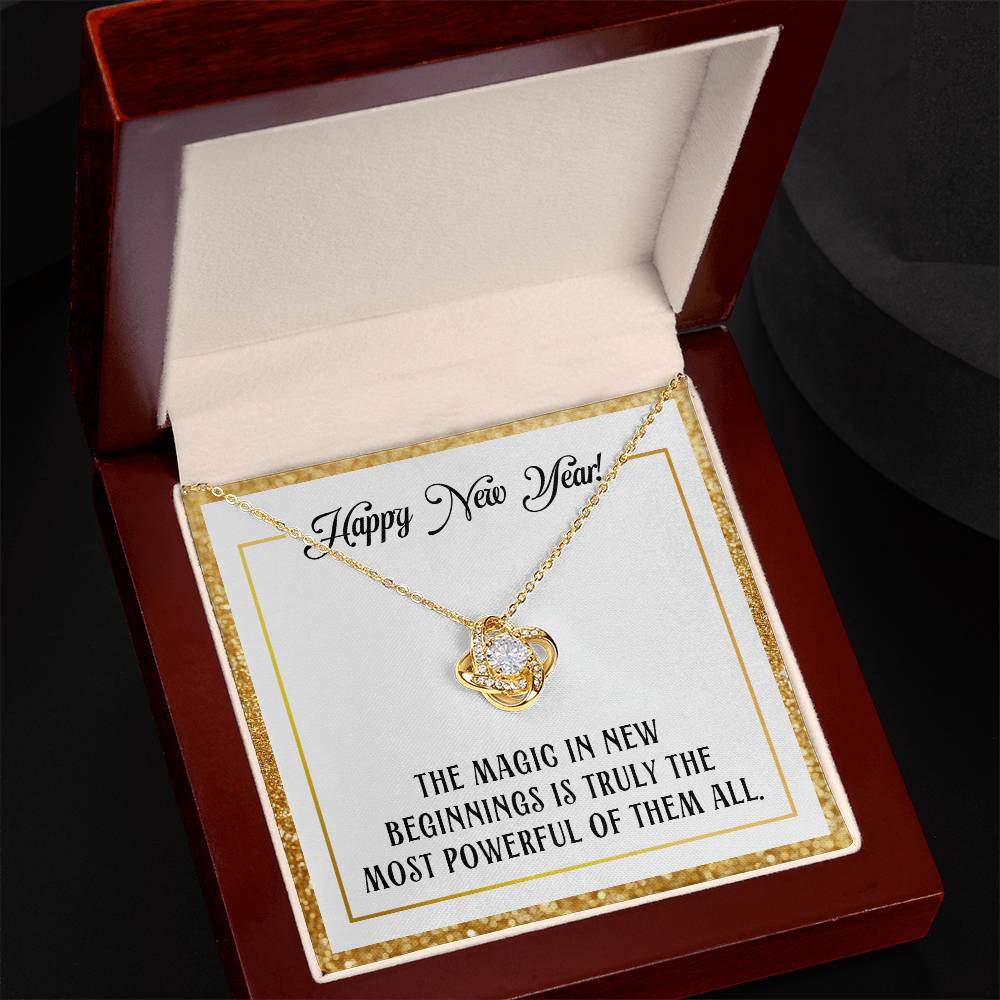 Happy New Year - The magic - Love Knot Necklace